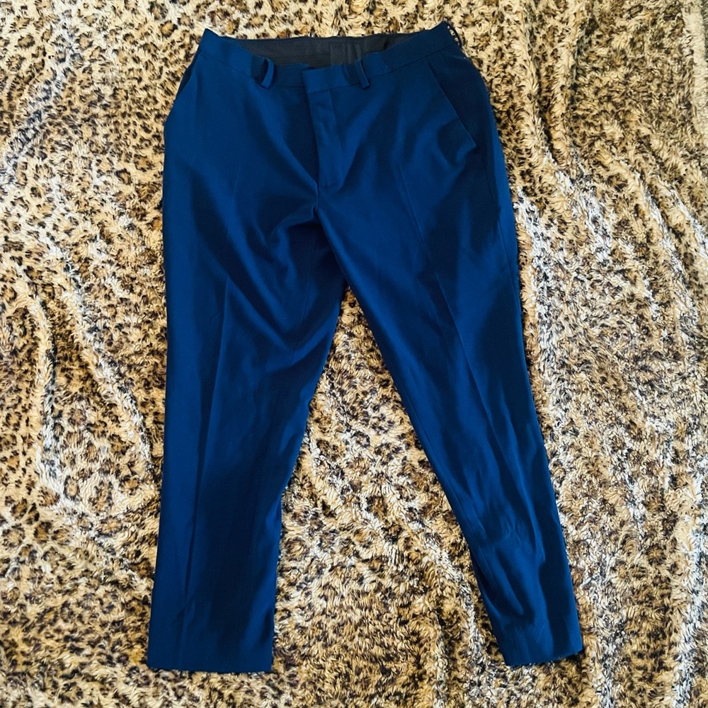 Navy Blue Slacks. Work Pants